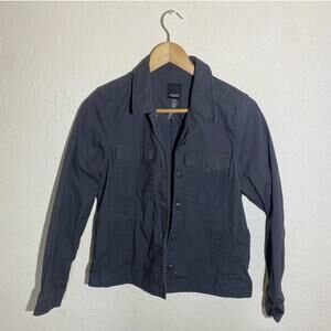 Vuori Charcoal Gray Rip‎ Curl Button Down Jacket ( S )